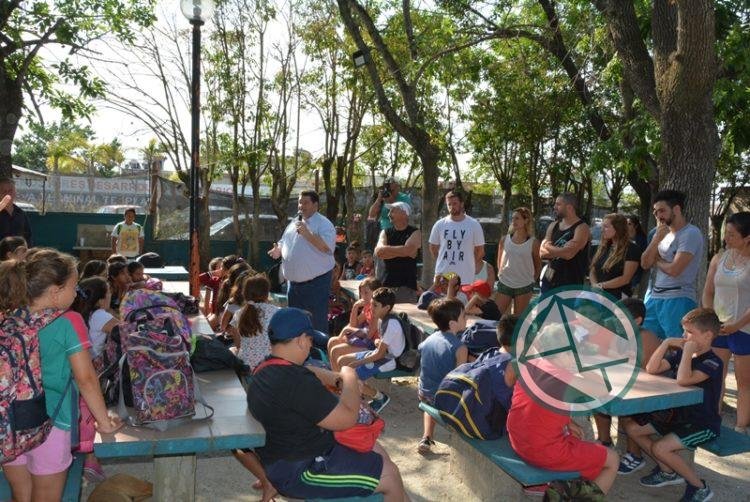 Nedela participo del comienzo de la Colonia Municipal donde asistirán 1500 chicos