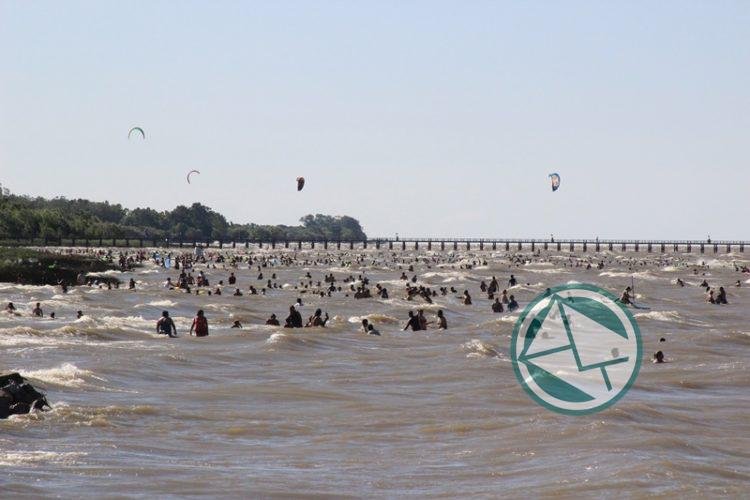 Otro fin de semana a pleno en Punta Lara