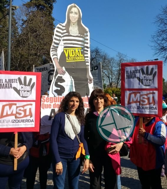 Ripoll y Cele Fierro del MST: “Marchar por educación y salario. Paro ya de la CGT y las CTA” Ripoll y Cele Fierro del MST: “Marchar por educación y salario. Paro ya de la CGT y las CTA”