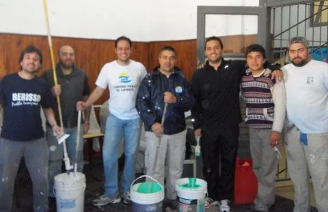 UNICA realizó jornada de pintura en el Instituto Superior N°202 image0011