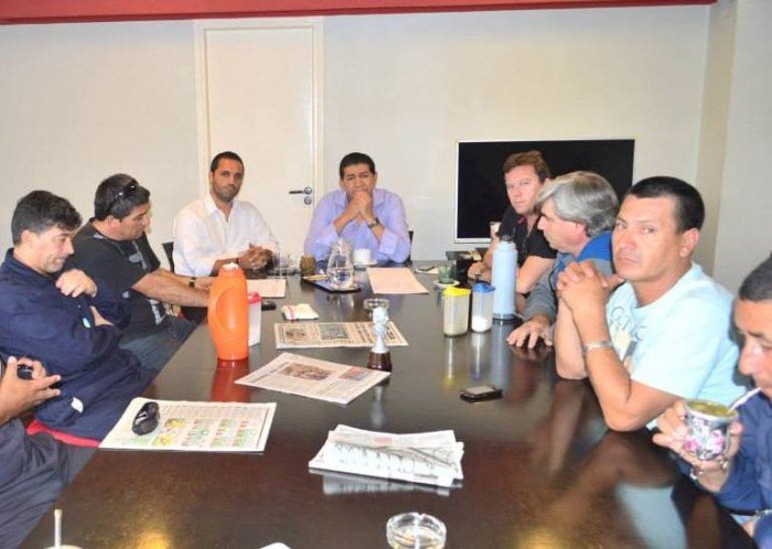Mincarelli fue recibido por Garaza en el Supeh 1