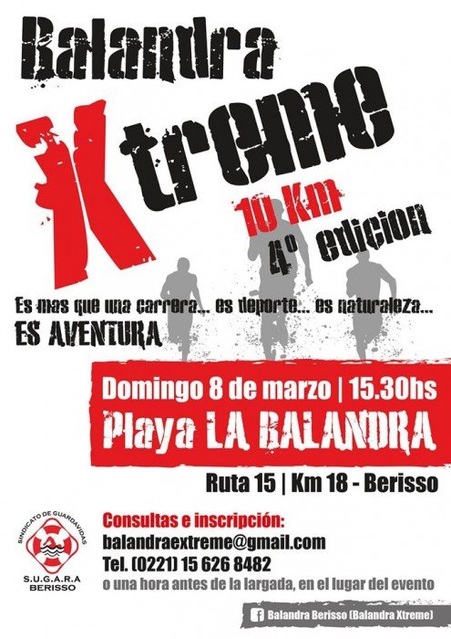 Se viene en #Berisso la cuarta edición de “Balandra Xtreme, Carr era Aventura” Balandra Xtreme