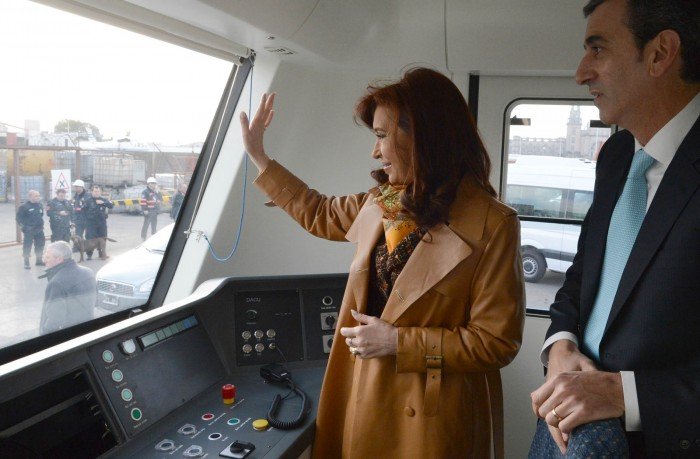 CFK con Motorman Randazzo