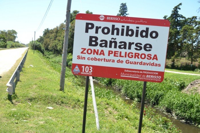 alerta sobre lugares no habilitados