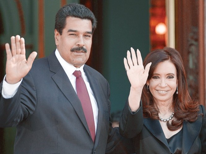 Solidaridad Internacional con los Presidentes Cristina Fernández de Kirchner y Nicolás Maduro Maduro y Cristina