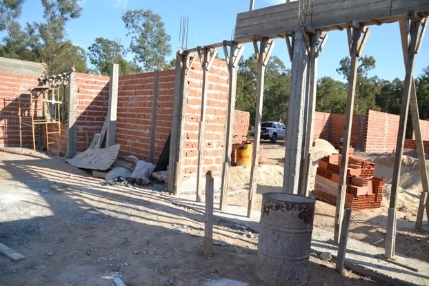 Construcción del edificio de la Escuela Agraria de Berisso Escuela Agraria3