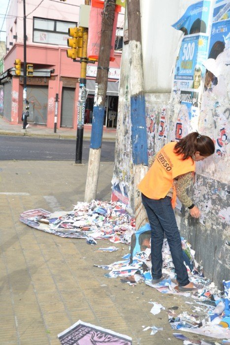 #BerissoLimpia: mantenimiento en distintos puntos de la ciudad Limpieza Escuela 21