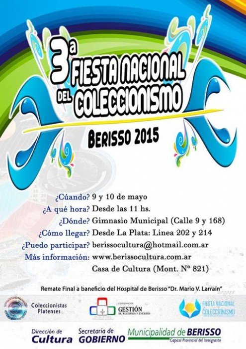 #Berisso prepara la 3ª Fiesta Nacional del Coleccionismo fiesta coleccionismo 2015