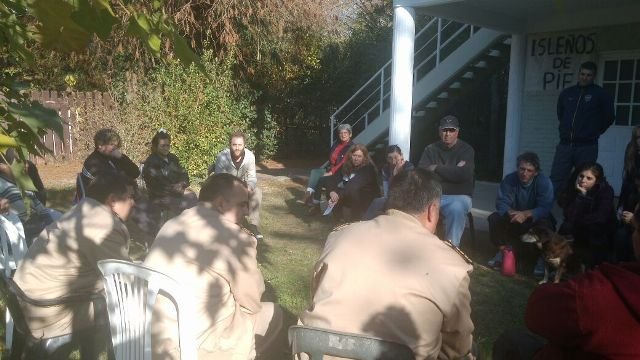 Berisso: Reunión en la Isla Paulino con la Prefectura Naval Argentina image00116