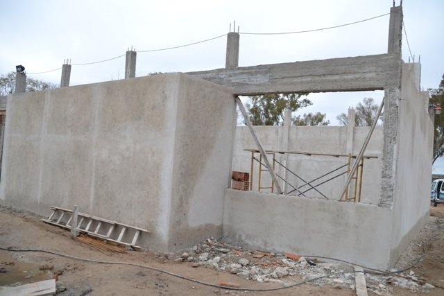 Avances de la construcción del edificio de la Escuela Agraria de #Berisso Escuela Agraria3