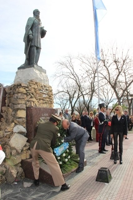 Acto por el fallecimiento del General San Martín en #Ensenada