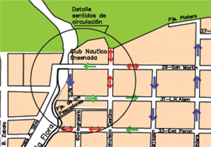 Nuevos sentidos de circulación en el barrio Cambaceres de Ensenada