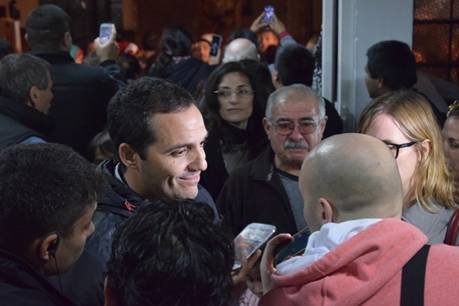 @JuanMincarelli:"Voy a llamar a todos los dirigentes del peronismo a que formen parte del espacio, y quiero empezar por @RamonGaraza"
