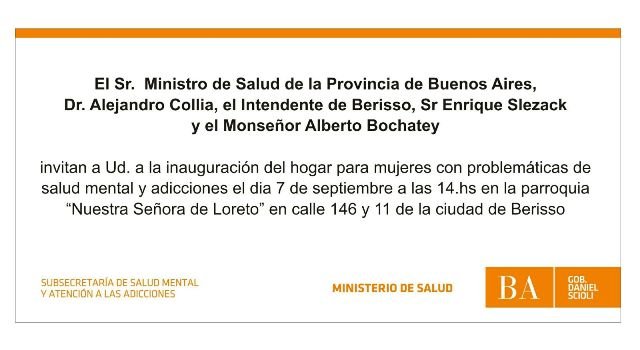 Reapertura del Hogar San José de Berisso para estancia transitoria de mujeres en vulnerabilidad Reapertura del Hogar San José de Berisso para estancia transitoria de mujeres en vulnerabilidad