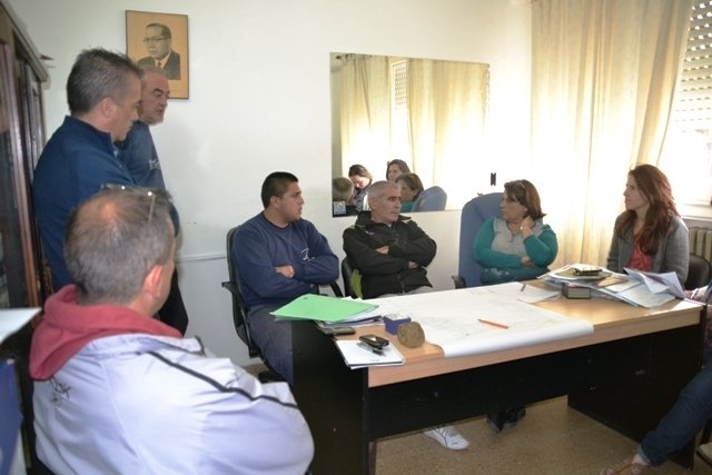 Reunión de equipos ante situaciones de emergencia climática en Berisso