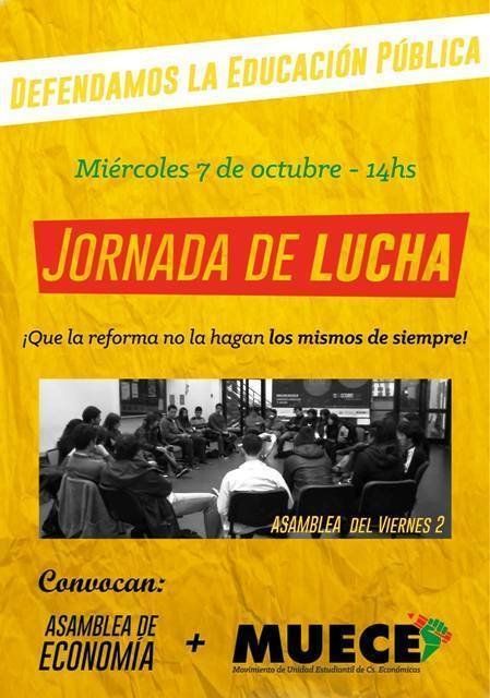 Estudiantes realizan corte en Económicas por reforma de Plan de Estudio