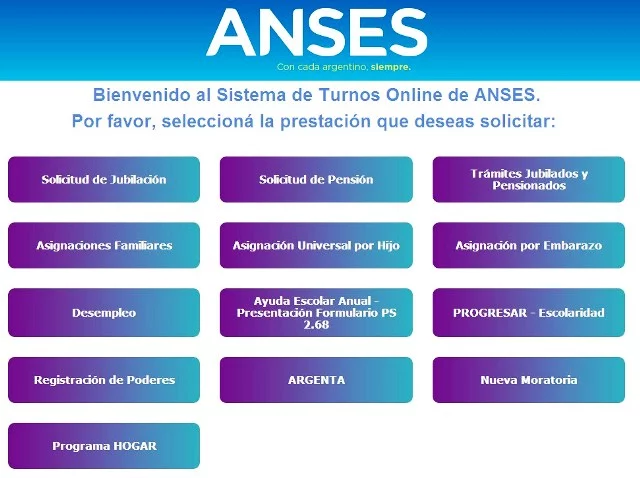 Nuevo sistema vía web de ANSES para turnos y acceso a programa HOGAR