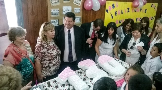 Nedela participó de los 130 años de la Escuela 2 "Juan Bautista Alberdi"