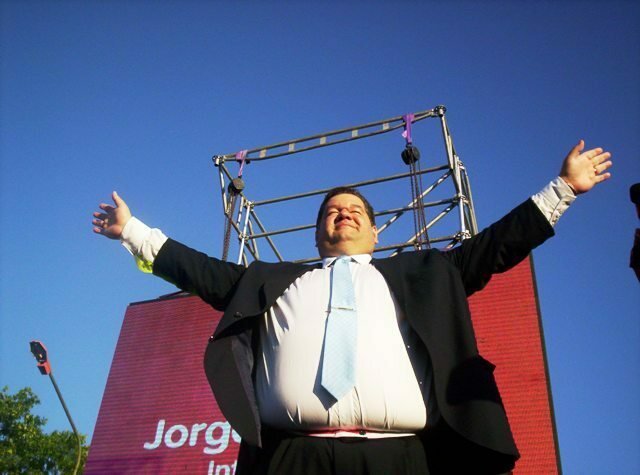 Jorge Nedela Juró como Intendente de los berissenses