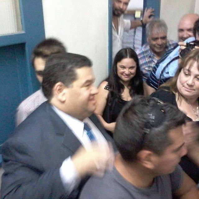 Nedela ingresando para el traspaso de la intendencia de Berisso Nedela ingresando para el traspaso de la intendencia de Berisso