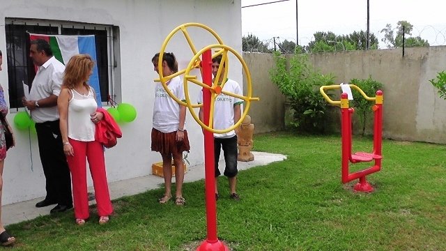 Inauguración de los juegos Bio Saludables de El Molino