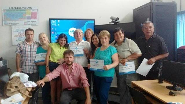 Finalización de Informática para Adultos Mayores en el NAC