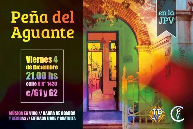 Este viernes se realizará "Peña del Aguante" en la Juventud Plat ense para la Victoria