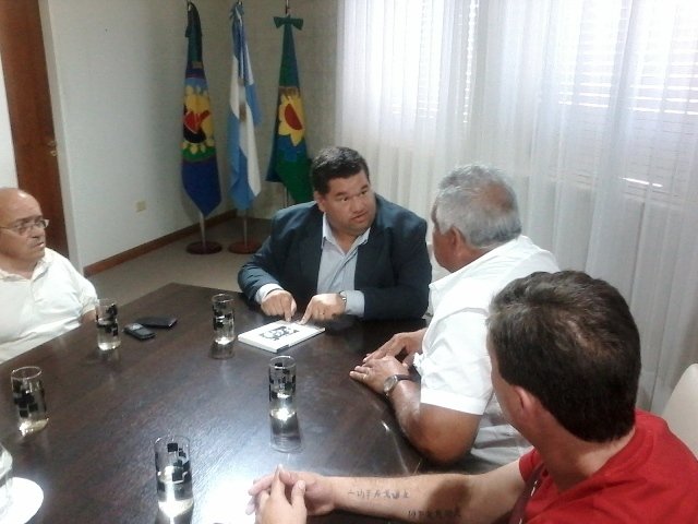 El "Pata" con Nedela: "Le pedimos al intendente que nos ayude a gestionar ante el Gobierno Nacional"