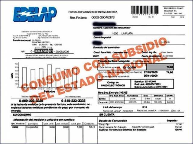 Aprobaron suba en la luz del 170%