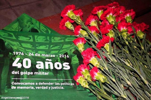 Acto del PJ Berisso a 40 años del golpe en imágenes