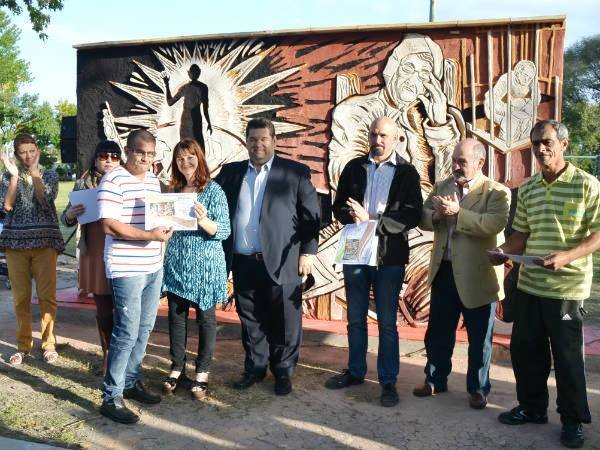 El Municipio homenajeó con un mural y una placa a los berissenses víctimas de la dictadura