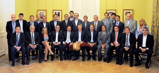 Garro estuvo con Macri en La Rosada