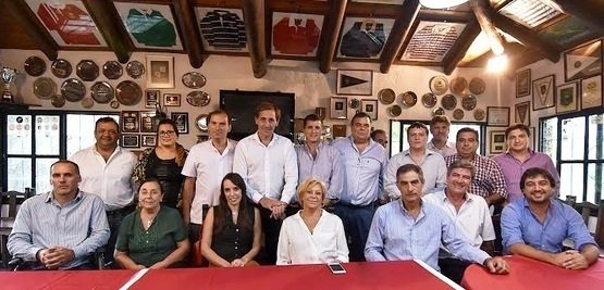 Garro con referentes de Cambiemos para dar un fuerte mensaje de unidad