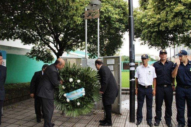 Acto en Ensenada por los 34 años de Malvinas