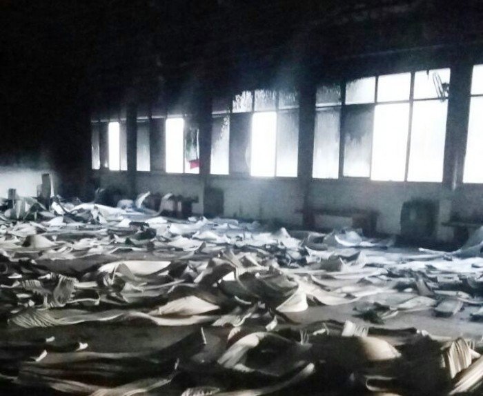 Incendio en la Escuela Técnica 2 de Ensenada