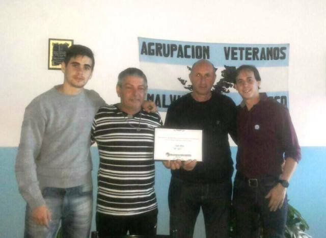 Homenaje a los Héroes de Malvinas del Movimiento San Martín