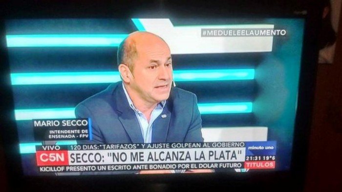 Otro intendente por arriba del sueldo de la gobernadora y el presidente, Mario Secco y sus 150 mil