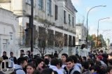 Marcha de secundarios al Municipio terminó con palabras prometedoras