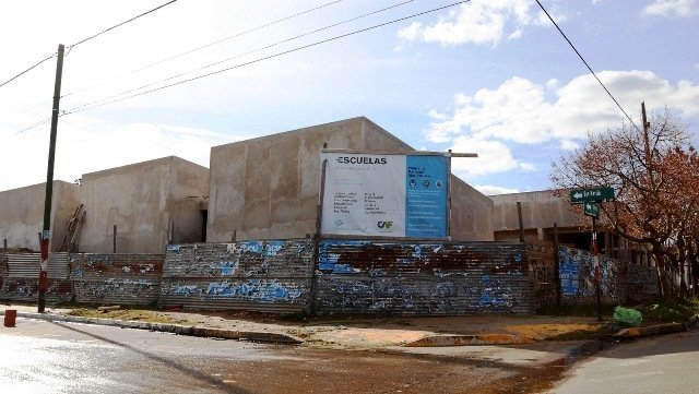 Escuela de Estetica: estado de progreso de la obra