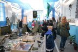 "Soldados de Malvinas" y su primera visita a la muestra