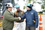 Recorrida de Nedela en la Refinería YPF