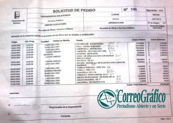 solicitud de pedido 140