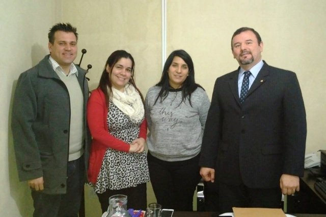 Reunión con los Cónsules del Paraguay y del Perú en La Plata