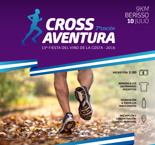 Luego de su suspención se corre el Cross Aventura 10.3 Kms Luego de su suspención se corre el Cross Aventura 10.3 Kms