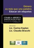 Charla abierta sobre género en el ámbito educativo en la Escuela de Arte