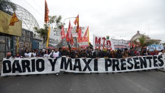 Se realizó un acto a 14 años del crimen de Kosteki y Santillán Se realizó un acto a 14 años del crimen de Kosteki y Santillán