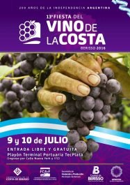 afiche oficial 13 Fietsa del Vino de la Costa