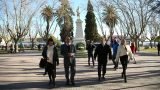Unos 900 alumnos de cuarto grado prometieron lealtad a la Bandera en Ensenada