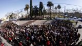 Unos 900 alumnos de cuarto grado prometieron lealtad a la Bandera en Ensenada