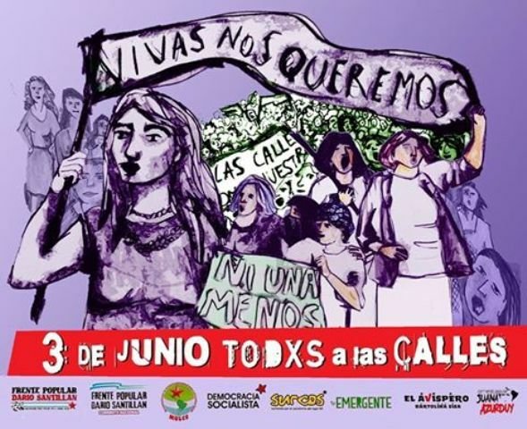 Este 3 de Junio Ni una Menos, ayer y hoy el Estado es Responsable Este 3 de Junio Ni una Menos, ayer y hoy el Estado es Responsable